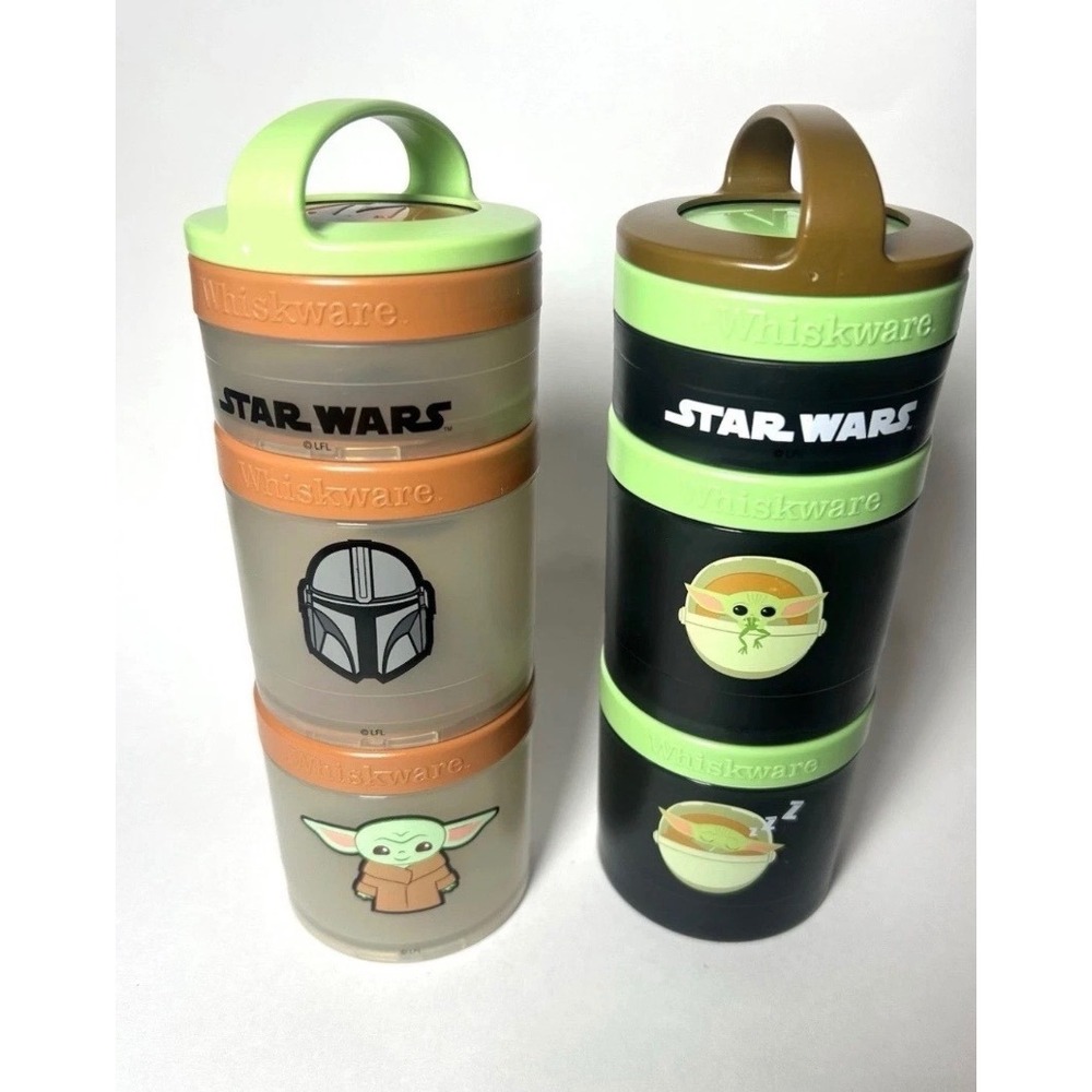 Whiskware Star Wars The Mandalorian Grogu Stackable Snack Containers Set of 2